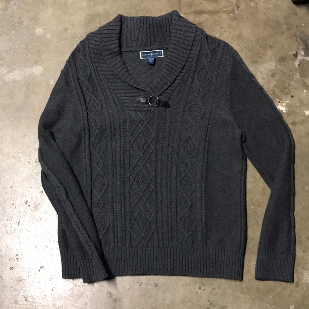 Karen Scott sweater.  Large.  100% cotton.